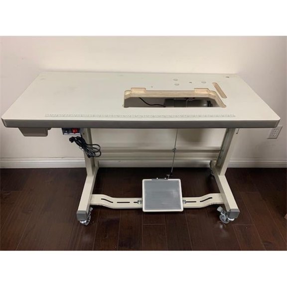 China Leg-L L" Legs Industrial Sewing Machine Table Stand with 65mm wheels for Single Needle Lockstitch Sewing Machines (Legs & 4 x 65mm Heavy duty Wheel Only  All Other Accessories are NOT INCLUD