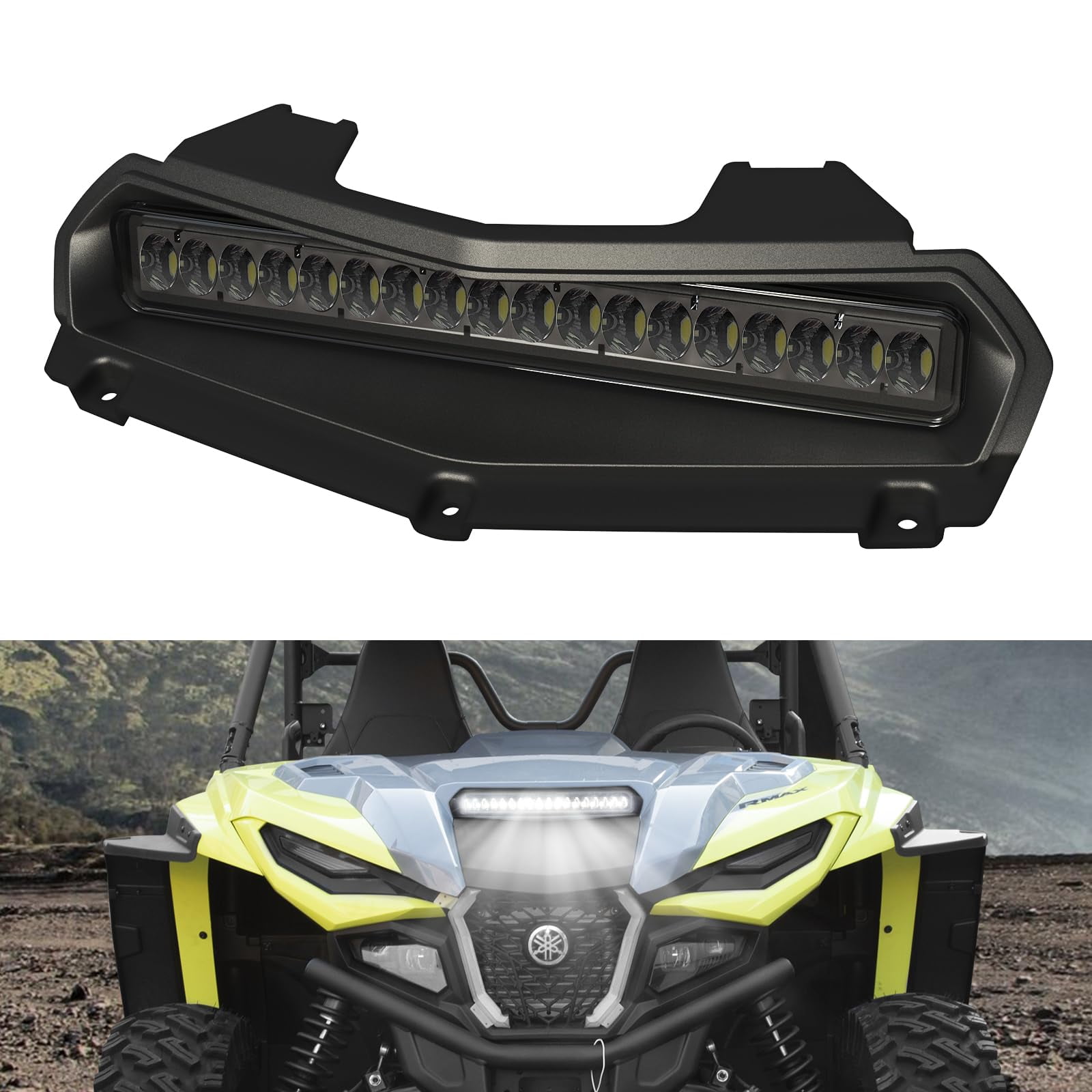 From China LitMiRaCle LED Hood Scoop Light for Yamaha RMAX 1000, Front ...