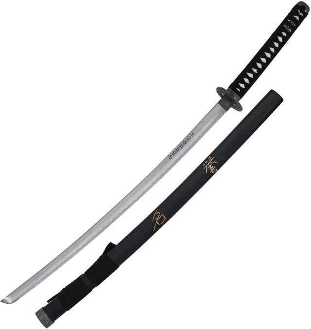 Rite Edge 40 Inch Samurai Sword Black Finish Decorative Katana Style ...