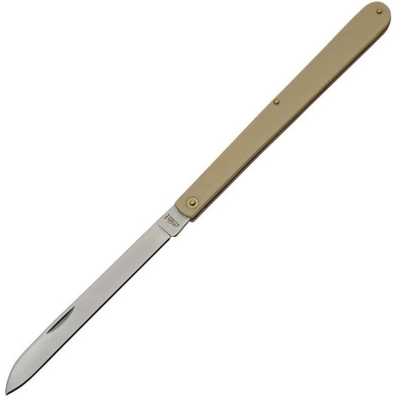 Rite Edge 10.25 Inch Folding Fruit Knife with 440 Stainless Steel Blade, Synthetic Handle, Brass Lining and Pins for Outdoor and Everyday Use