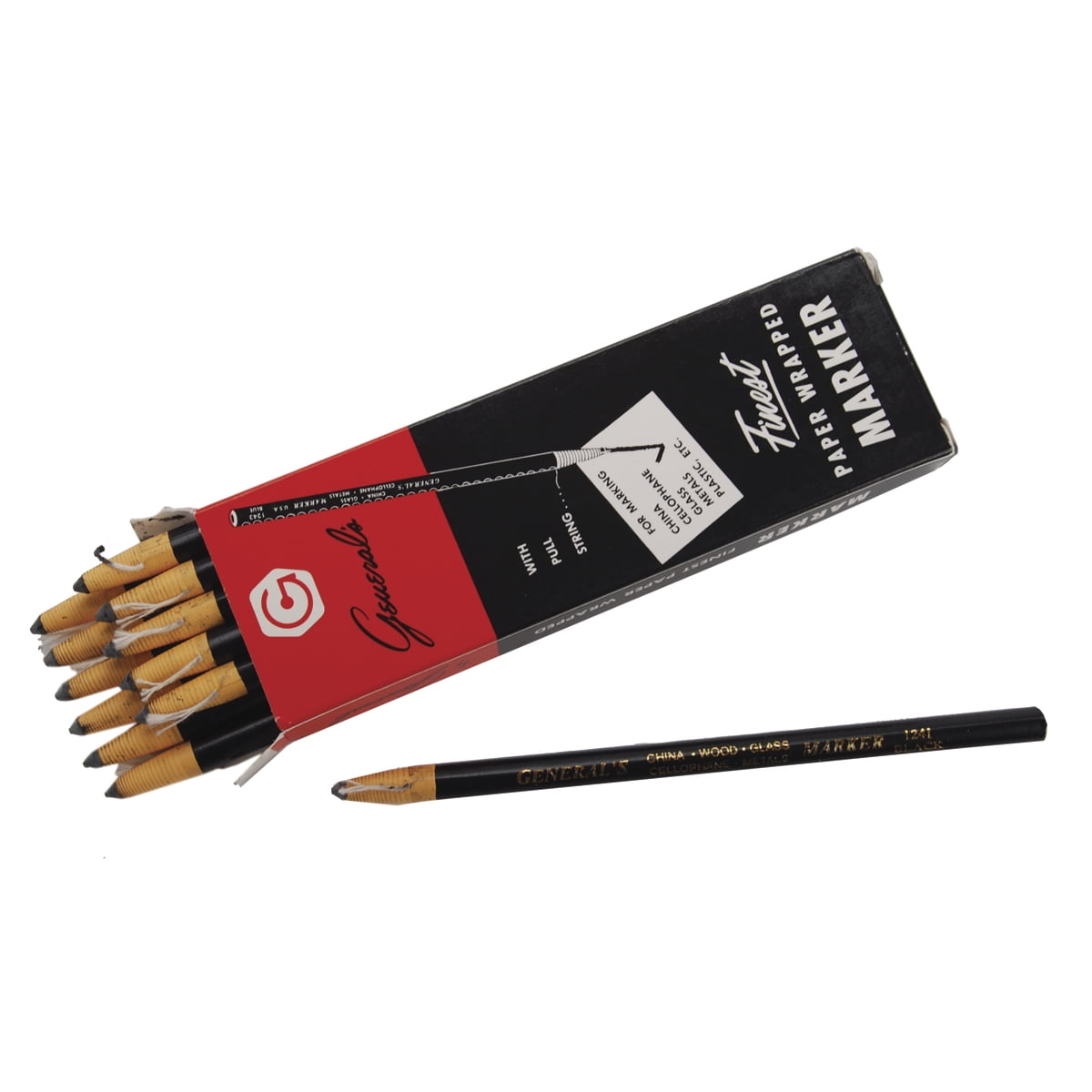 Markal - Paper-wrapped marker, grease pencil - 00054247 - MSC Industrial  Supply