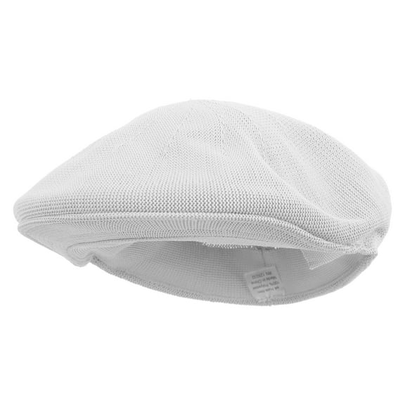 China Mercury Character Sign Embroidered Big Mesh Ivy Cap - White XL-2XL