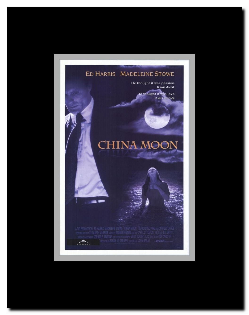 China Moon Framed Movie Poster