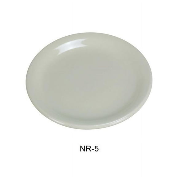 China Narrow Rim Normandy Plate, American White - 5.5 in. - Pack of 36
