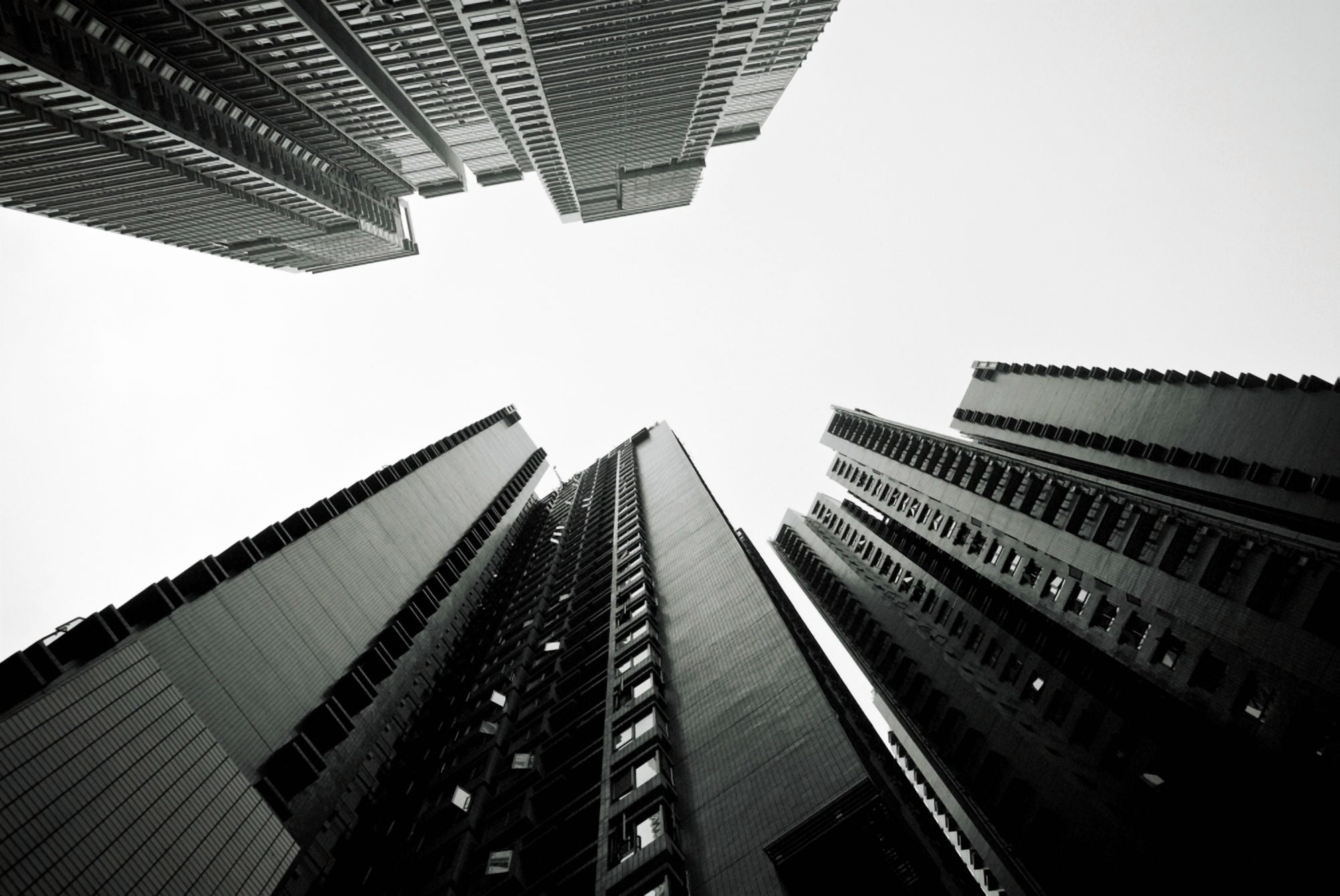 China New Modern Buildings Housing Shops Fronts On Ground Floor And Condos On Upper Floors Along Hollywood Road Hong Kong Canvas Art - Ray Laskowitz Design Pics (34 x 22)