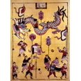 thumbnail image 1 of China: New Year Card. /Ndragon On A Chinese New Year Card. Undated. Poster Print by  (18 x 24), 1 of 1