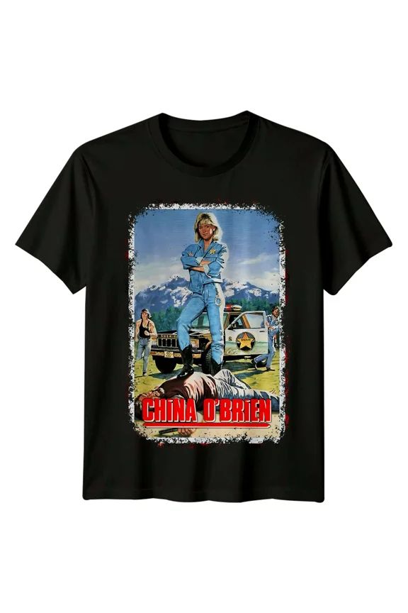 China O'Brien (1990) Movie Poster Inspired T-Shirt Retro 90s Tee Unisex | eBay