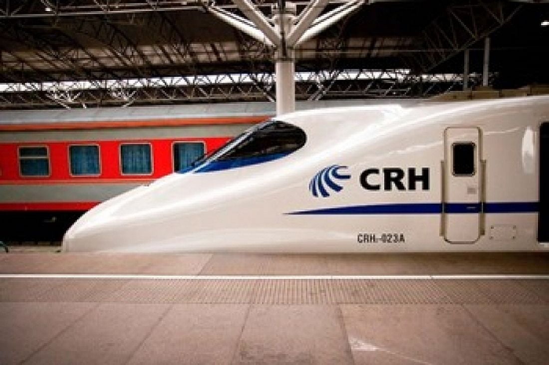 China Railways Shanghai China Canvas Art - Miva Stock DanitaDelimont (24 x 15)