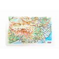 thumbnail image 1 of China Raised Relief Map, Unframed - Souvenir Size, 1 of 1