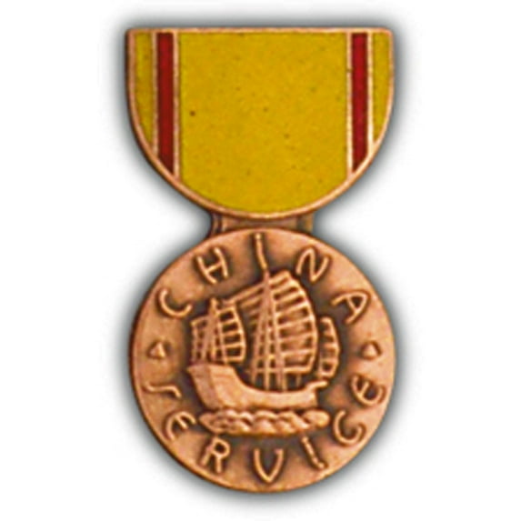 Eagle Emblems P15049 Pin - Medal, China Service - 1.181 in.