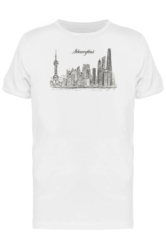 China Shanghai City Sketch Tee Men's -Image by Shutterstock