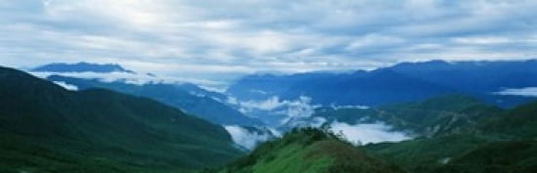 China Sichuan Cloud Forest Canvas Art - Panoramic Images (18 x 6)