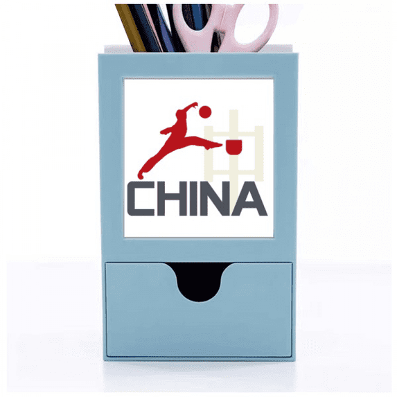 China Sports Basketball Jump Desk Supplies Organizer Pen Holder Card