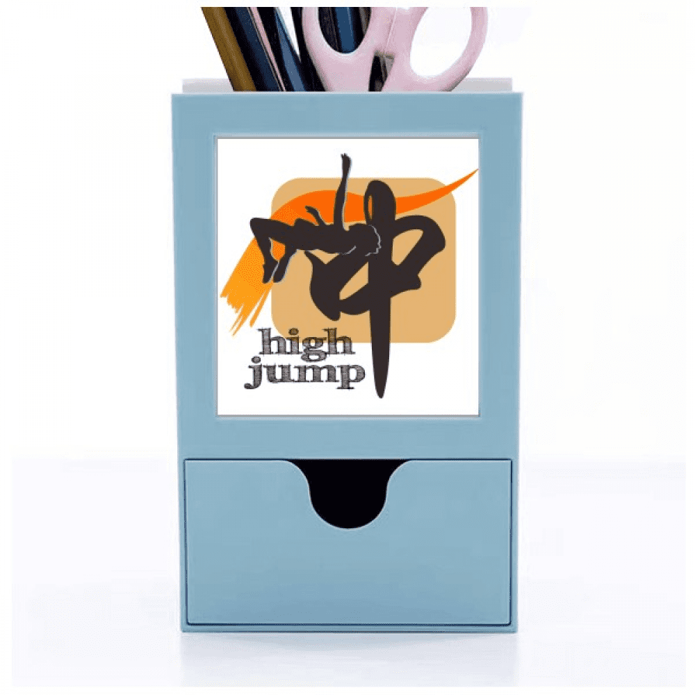 China Sports Track Field Highjump Desk Supplies Organizer Pen Holder Card