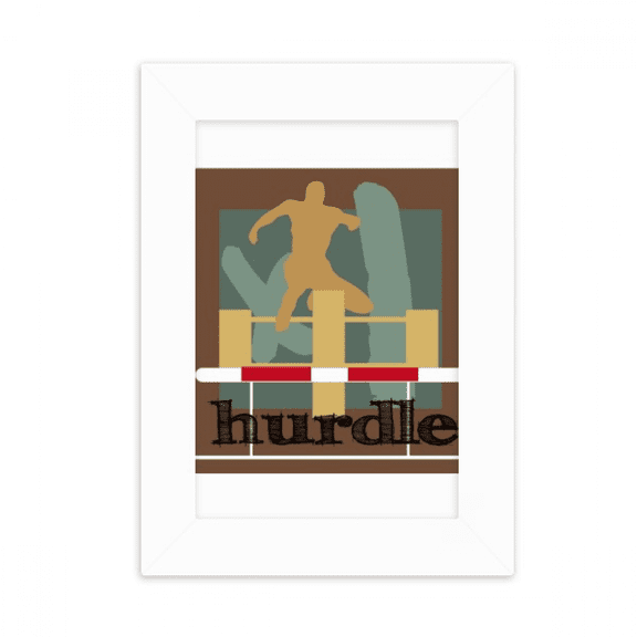 China Sports Track Field Hurdle Desktop Photo Frame Picture Display Decoration Art Painting