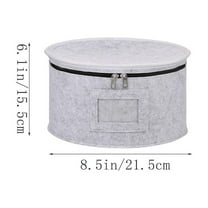 China Storage Containers, Hard Shell Case for Organizing, Stackable Moving Storage Box for Dishes, Glasses, Mugs & Seasonal Storage