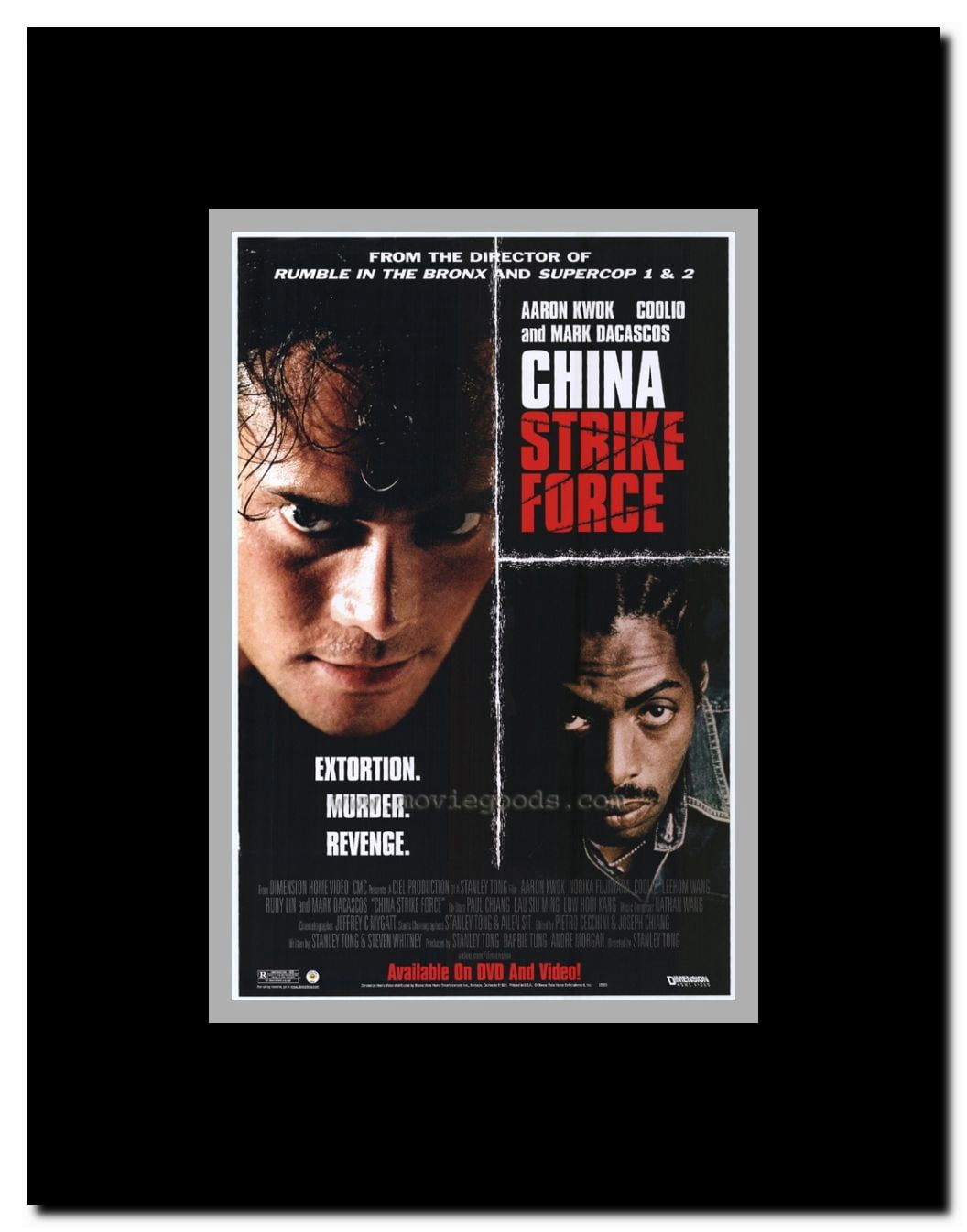 China Strike Force Framed Movie Poster