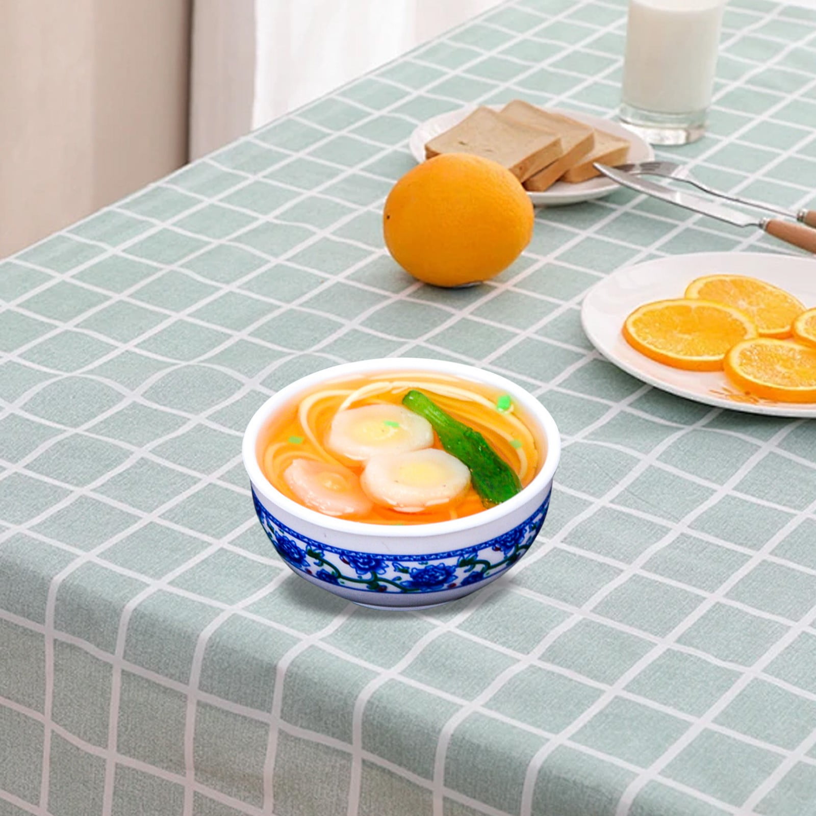 China Style Simulation Food Crafts - Mini White Plastic Bowl with Eggs ...