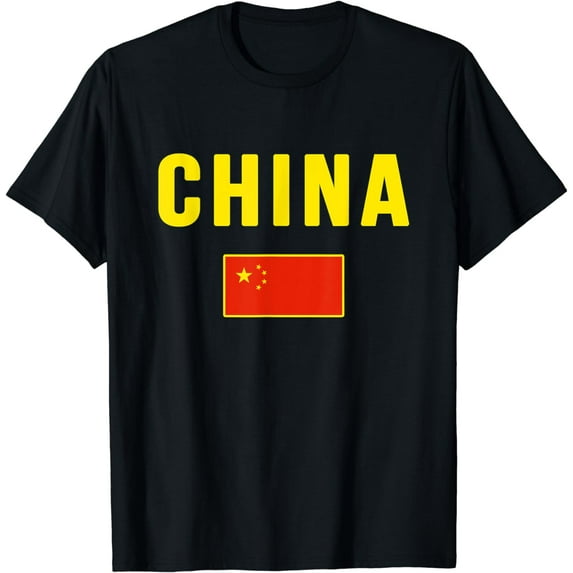 China T-shirt Chinese Flag Gift Souvenir T-Shirt