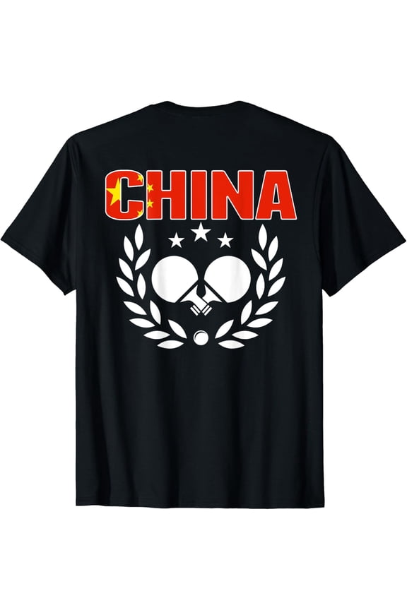 China Table Tennis Fans Jersey Chinese Ping Pong Lovers T-Shirt