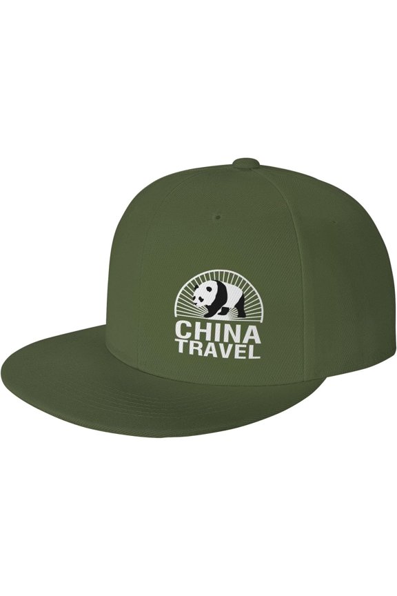China Travel Flat Bill Hats Teens Cool Snapback Baseball Cap Unisex