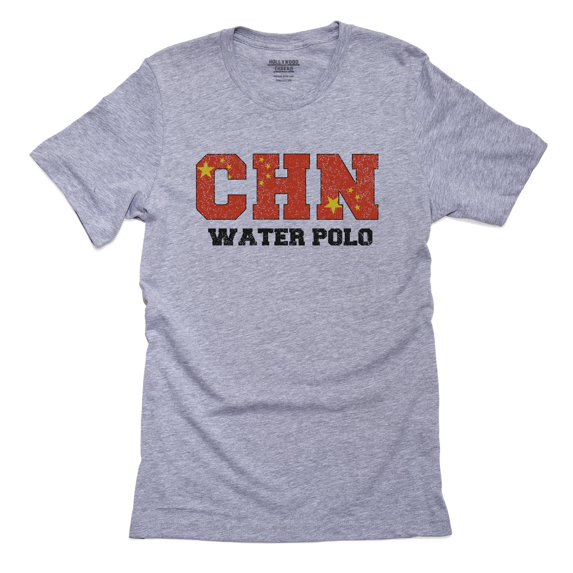 China Waterpolo - Olympic Games - Rio - Flag Men's Grey T-Shirt