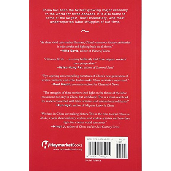 Pre-Owned China on Strike : Narratives of Workers' Resistance (Paperback) 9781608465224