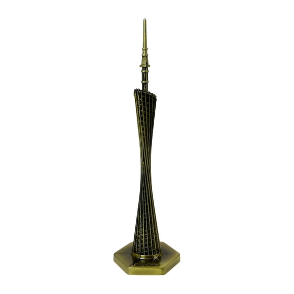 China's Canton Tower Bronze Replica 7.25 Inches