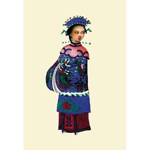 China's Girl-Fine Art Canvas Print (20" x 30")