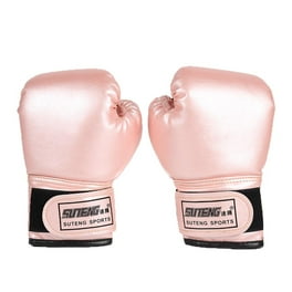 1 Pair of Triple Threat Lace Up Style Kids Boxing Gloves Pink 16oz Walmart