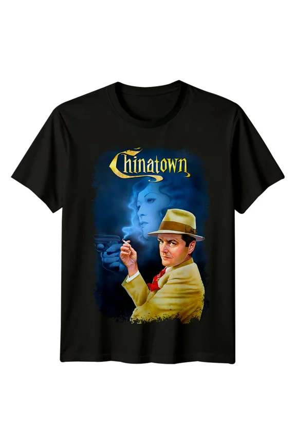 Chinatown (1974) Movie Poster Inspired T-Shirt Retro 80s Tee