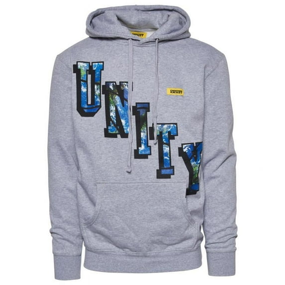 Chinatown Market Men's Unity Streetwear Pullover Hoodie Sweatshirt (Large, Grey)