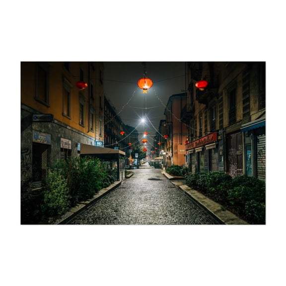 Chinatown, Milano 02 - Milan Lombardy Italy Photography Unframed Wall Art Print 20 x 30 inches