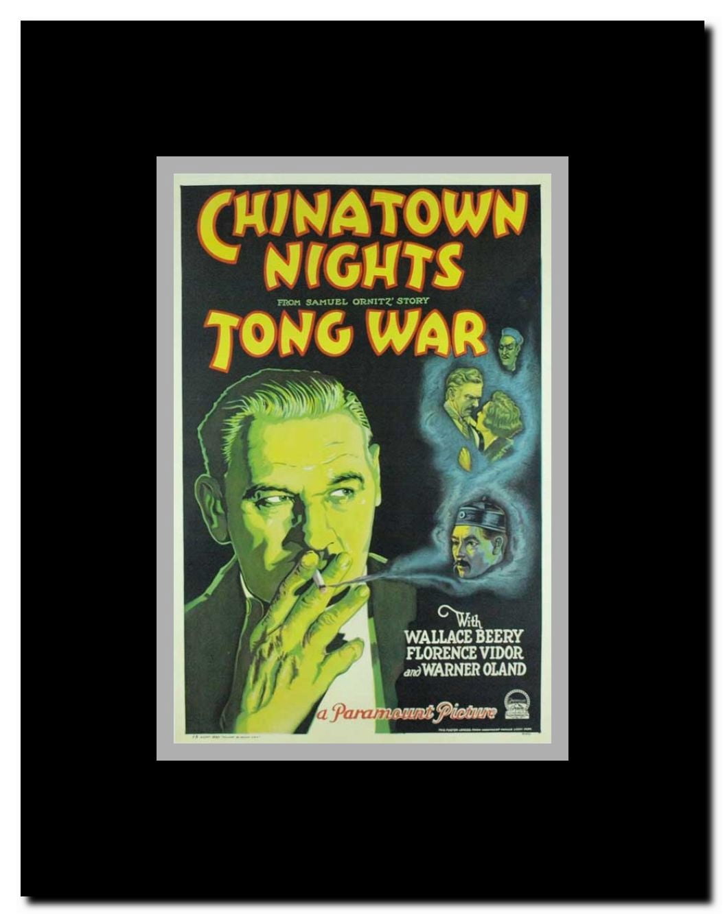 Chinatown Nights Framed Movie Poster