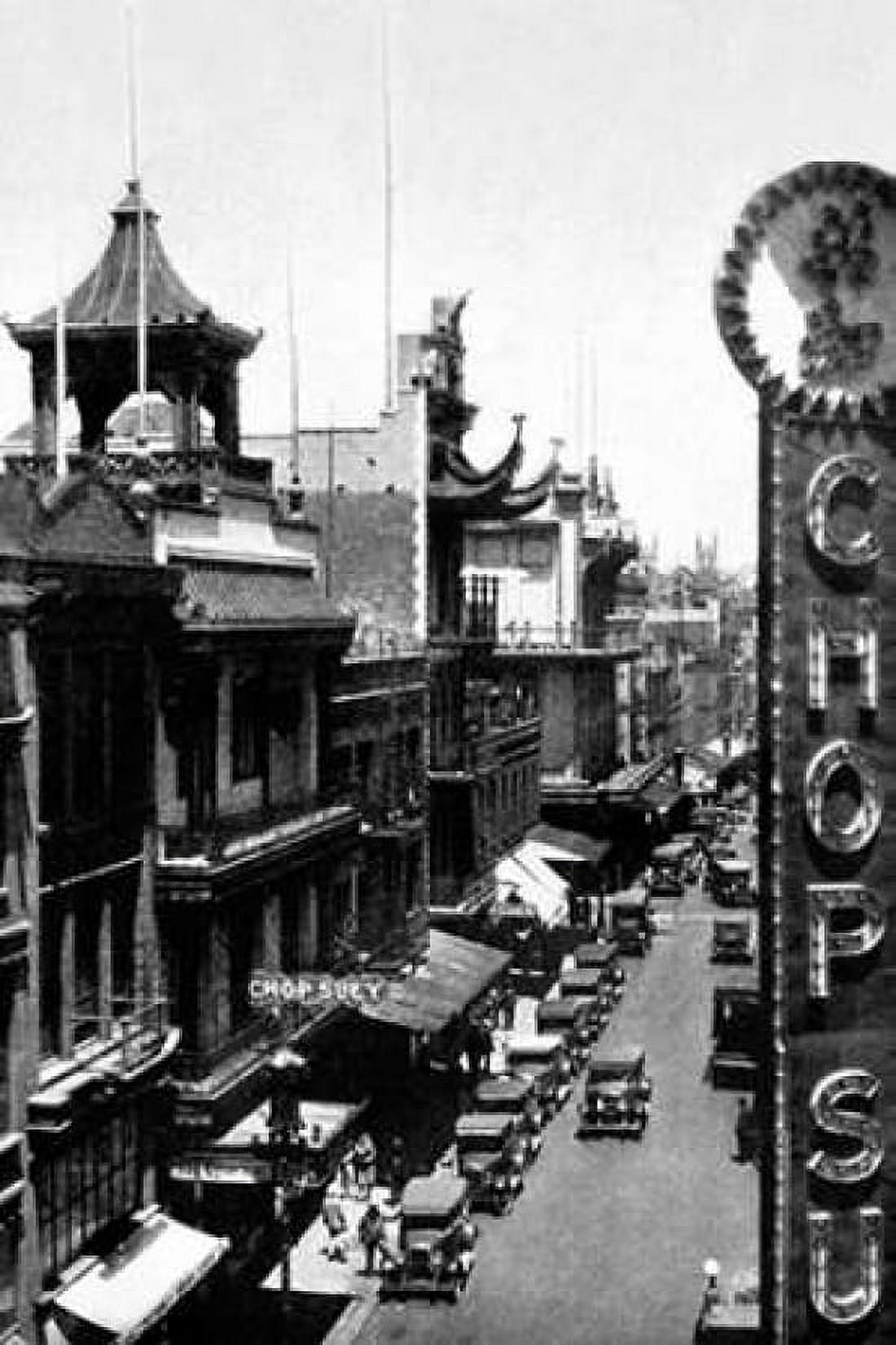 Chinatown San Francisco CA Canvas Art - Vintage San Francisco (12 x 18)