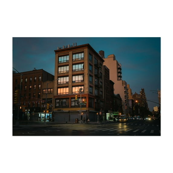 Chinatown at sunset, NYC 02 - Manhattan New York Photography Unframed Wall Art Print 8 x 12 inches