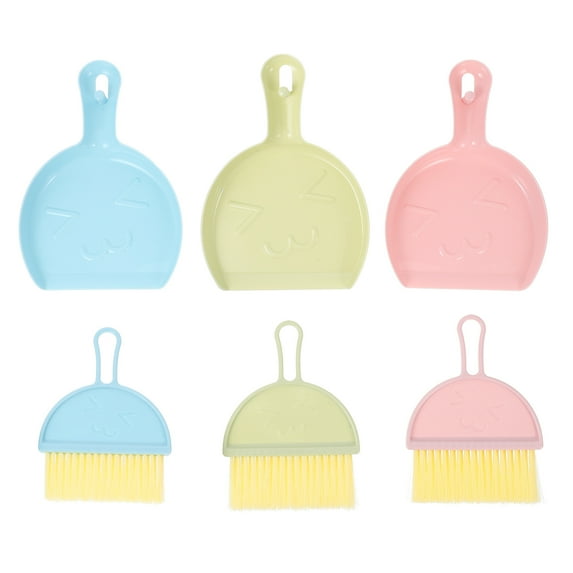 Chinchilla Dust 3 Sets Mini Broom Dustpan Hamster Cage Clean Tool Guinea Pig Broom Shovel Small Pet Supplies