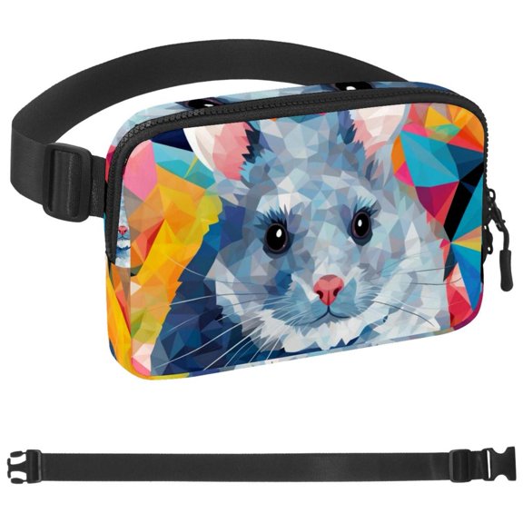 Chinchilla Fanny Pack, Gifts for Enjoy Sports Festival Workout Traveling Running Casual Waist Pack