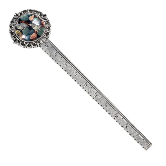 Chinchilla Vintage Silver Lace-Edged Bookmark: a Gift for Readers and Book Lovers