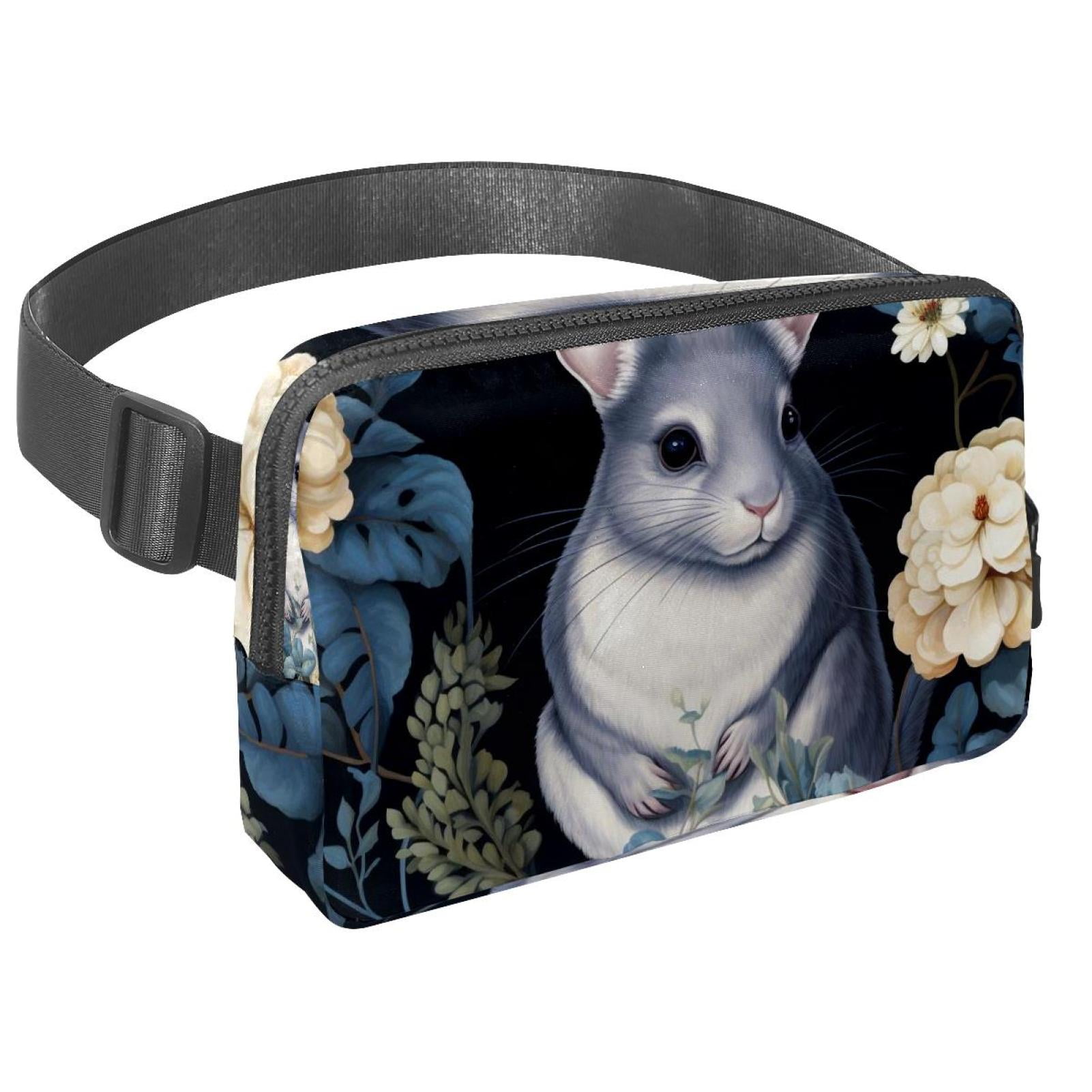 Chinchilla Waist Pack Fanny Pack Running Belt Lightweight Adjustable with Extension Strap Unisex