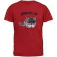thumbnail image 1 of Chinchillin Chinchilla Red Adult T-Shirt - Small, 1 of 1