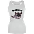 thumbnail image 1 of Chinchillin Chinchilla White Juniors Soft Tank Top, 1 of 1