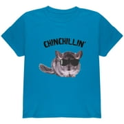 Chinchillin Chinchilla Youth T Shirt Sapphire YSM