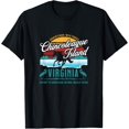 thumbnail image 1 of Chincoteague Island Virginia Wild Ponies Retro Sun Souvenir T-Shirt, 1 of 3