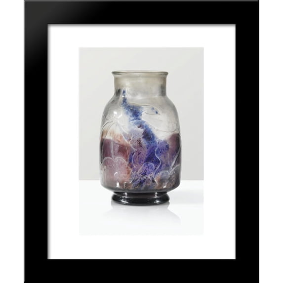 Chine, Vase parlant 20x24 Framed Art Print by Emile Galle
