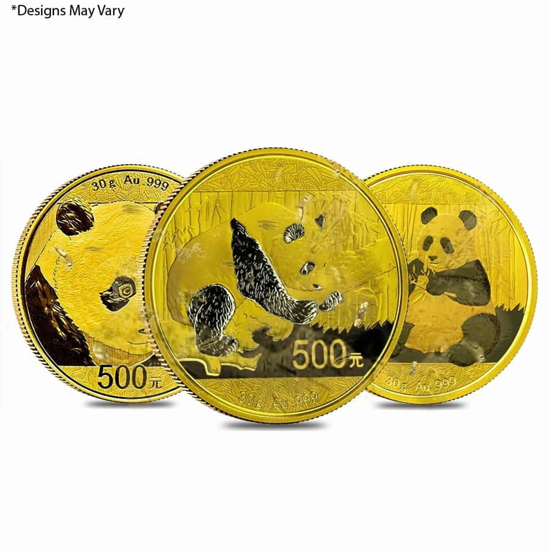 Chinese 30 Gram Gold Panda .999 Fine (Random Year, Abrasions)