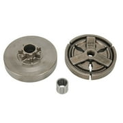 Chinese 4500 5200 5800 Chainsaw Sprocket Clutch Drum Kit Replacement Parts For 45Cc 52Cc 58Cc Models With Needle Bearing