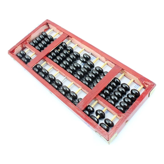 Chinese Abacus Math Education Calculator Traditional 13-Digit Wood Abacus Kid Counting Toy Math Teaching Aid for Student