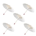 thumbnail image 1 of Chinese Ancient Style DIY Wedding Decoration White Bride Umbrella Wedding Photo Props Umbrella 20cm, 1 of 8