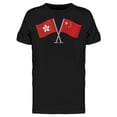 thumbnail image 1 of Chinese And Hong Kong Flags Tee Men's -Image by Shutterstock, 1 of 2